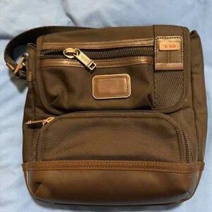 TUMI Alpha Bravo Medium Crossbody Travel Bag – Excellent Condition